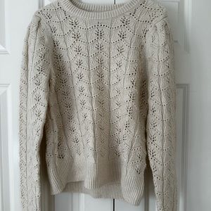 Gap brand new cream sweater with tags!